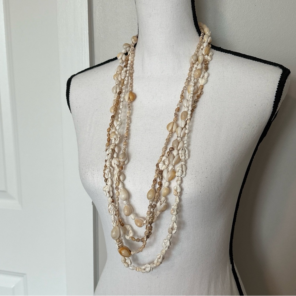 Seashell Necklaces Vintage Handmade